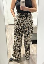 Wide leg broek met print, Kleding | Dames, Broeken en Pantalons, Maat 38/40 (M), Soyaconcept, Beige, Ophalen of Verzenden