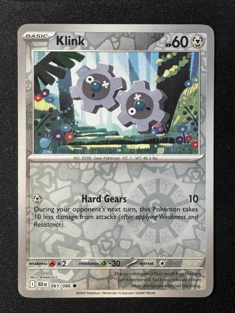 Pokémon kaart Klink 061/086, Ophalen of Verzenden, Nieuw, Losse kaart, Foil
