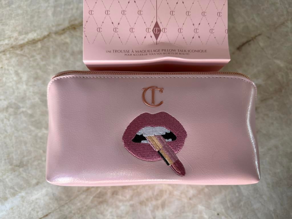 Pillow talk makeup bag charlotte tilbury, Ophalen of Verzenden, Nieuw, Roze, Dame