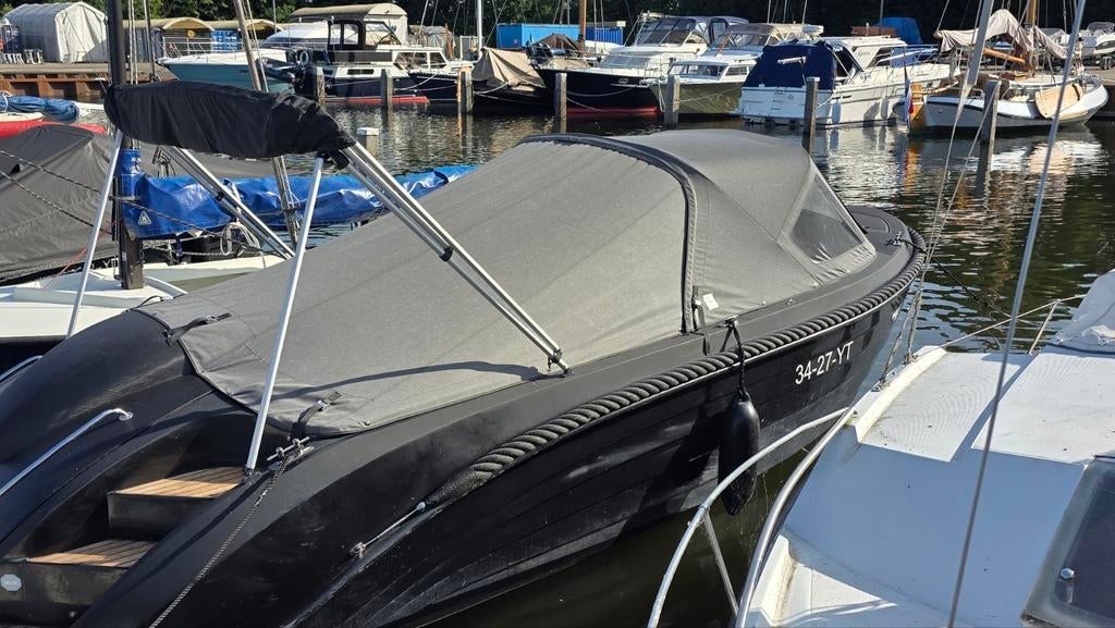 Snel varende Oudhuijzer 570 yamaha f60fet 60pk, Ophalen, Zo goed als nieuw, Buitenboordmotor, Polyester