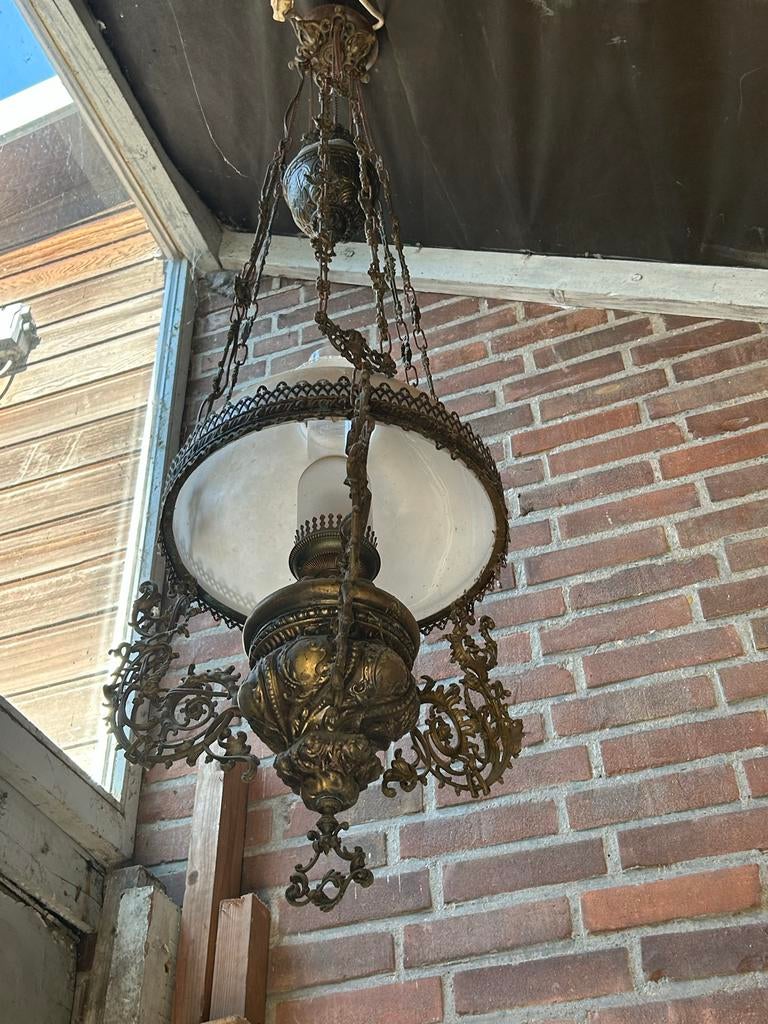 Antieke Petroleumlamp - Uitstekende Staat, Ophalen