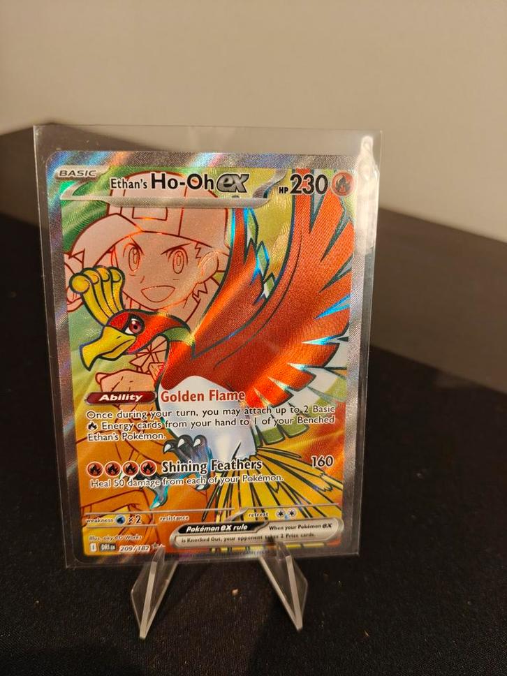 Ethan's Ho-Oh ex (209/193) - Pokémon Kaart, Hobby en Vrije tijd, Verzamelkaartspellen | Pokémon, Nieuw, Losse kaart, Foil, Ophalen of Verzenden