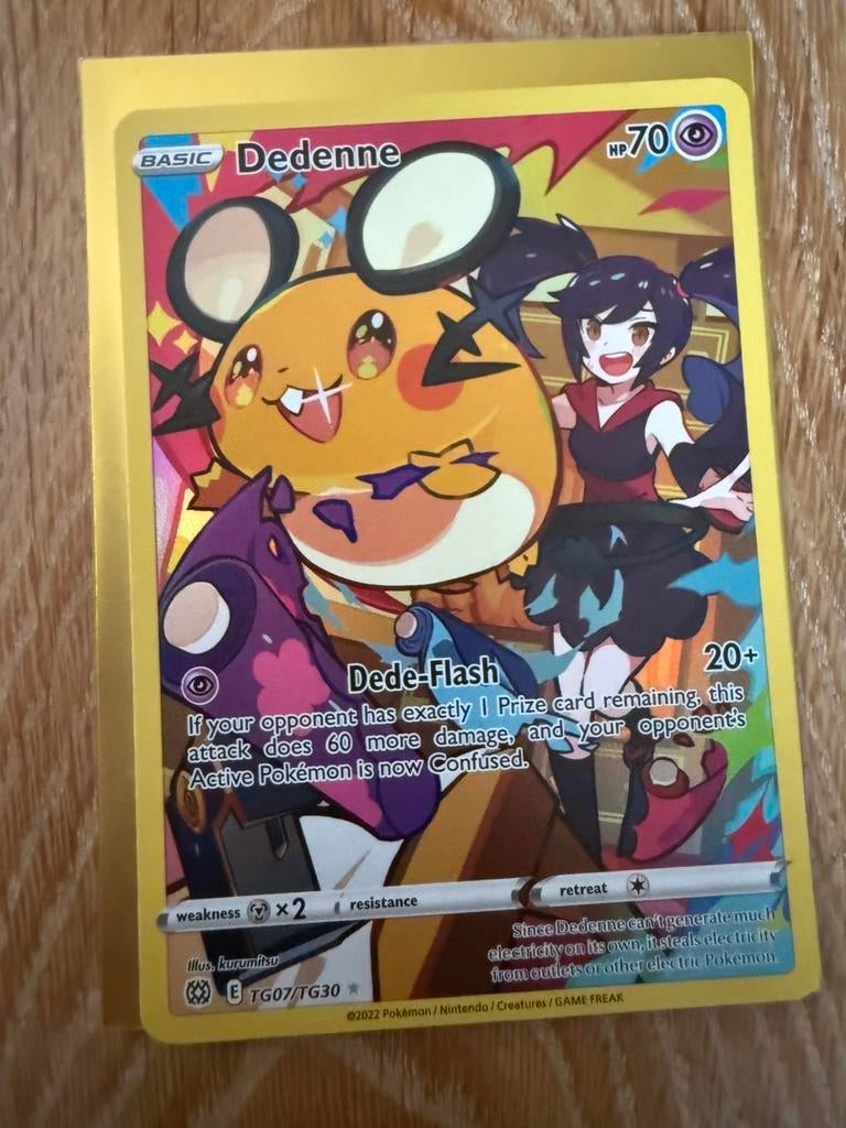 Dedenne TG07/TG30, Hobby en Vrije tijd, Verzamelkaartspellen | Pokémon, Ophalen of Verzenden, Nieuw, Losse kaart