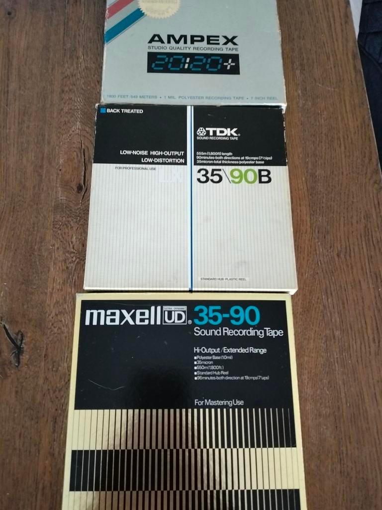 Ampex, TDK, Maxell en Philips banden, Audio, Tv en Foto, Bandrecorders, Ophalen of Verzenden, Bandrecorder