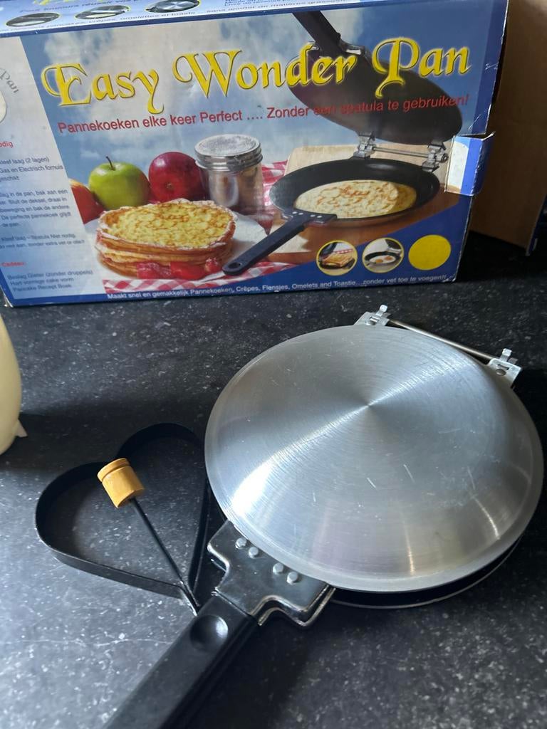 Nieuwe Easy Wonderpan voor perfecte pannenkoeken, Ophalen of Verzenden, Nieuw