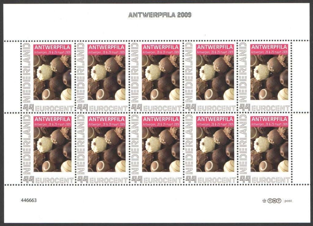 Postzegelbeursvelletje Antwerpfila 2009, Postzegels en Munten, Postzegels | Nederland, Ophalen of Verzenden, Na 1940, Postfris