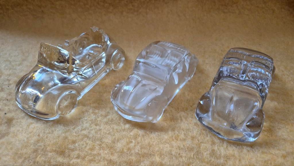 Volkswagen kever presse papier asbak kristal, Ophalen of Verzenden