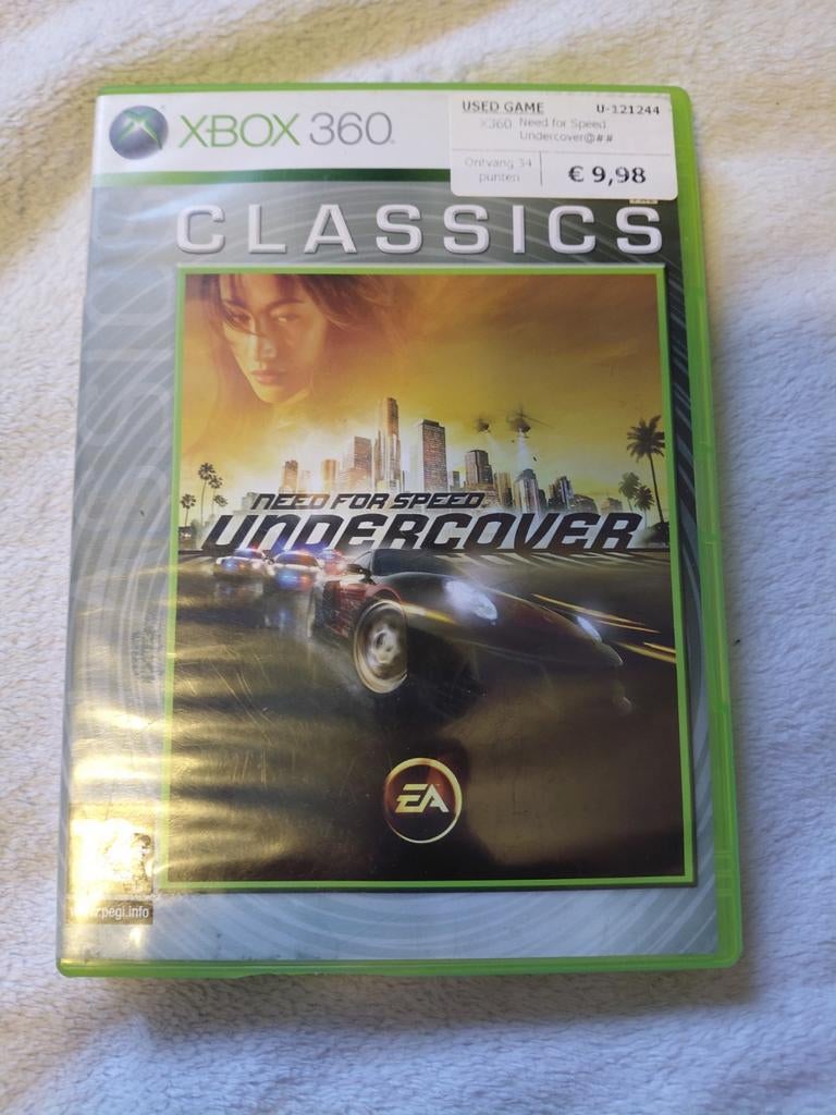Need for Speed Undercover Classics, Xbox 360, 1 speler, Racen en Vliegen, Ophalen of Verzenden, Zo goed als nieuw