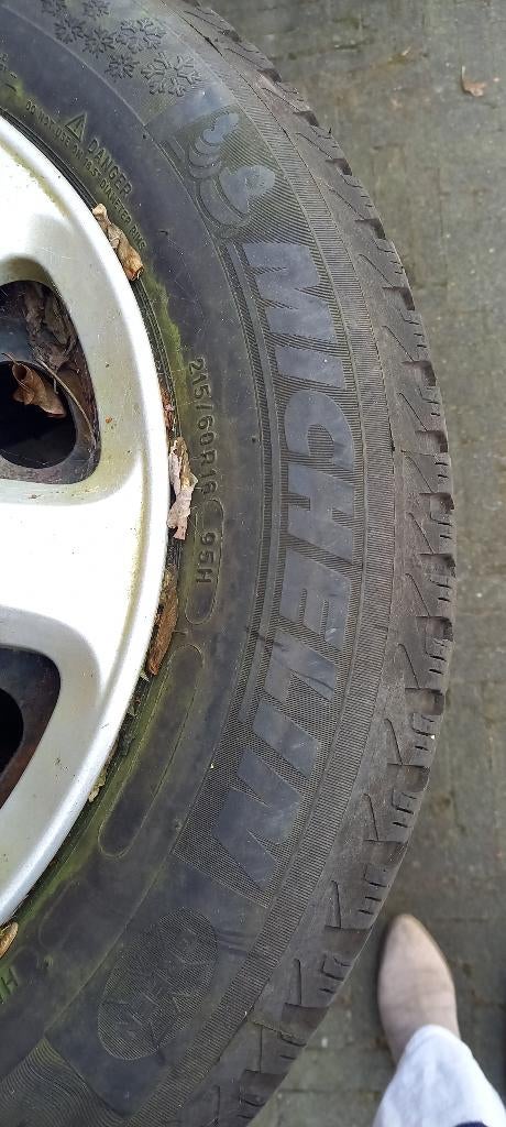 Michelin winterbanden met stalen velgen, Ophalen, Gebruikt