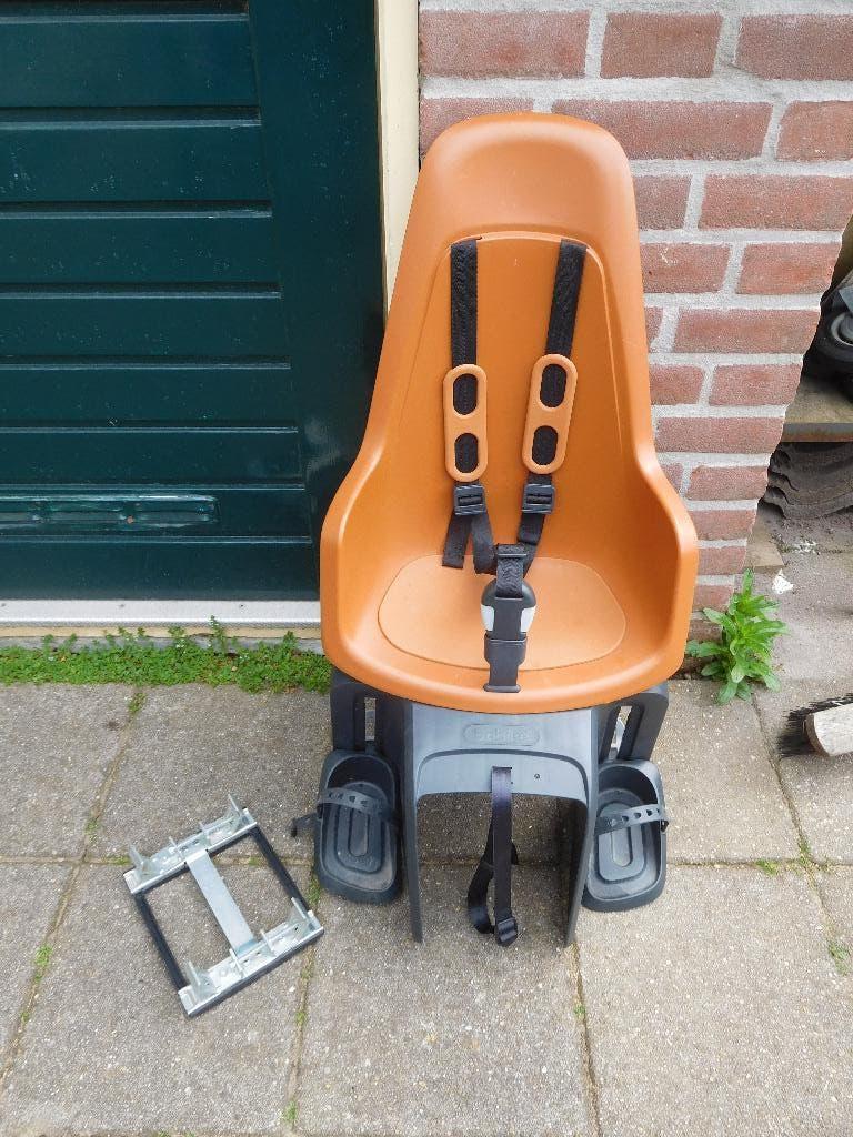 Bobike One Maxi achterzitje, Fietsen en Brommers, Fietsaccessoires | Fietsstoeltjes, Ophalen, Gebruikt, Achterzitje, Voetsteuntjes