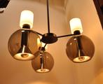 Raak Kroonluchter | vintage lamp | hanglamp unieke lamp |2|, Ophalen, Zo goed als nieuw, Glas, Kroonluchter | Design | Mid century | 1964 | Modern | Tijdloos |