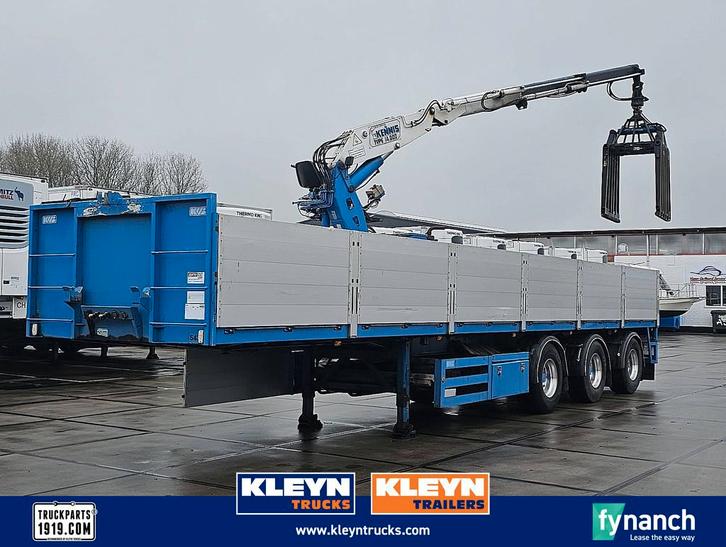 KWB P-483 STENENTRAILER kennis 14 tm, Auto's, Vrachtwagens, Bedrijf, Te koop, ABS, Lichtmetalen velgen, Aanhangers en Opleggers