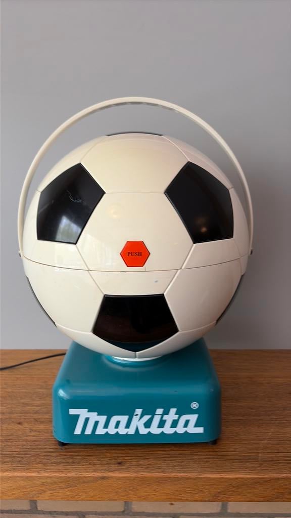 Vintage Makita kunststof voetbal koeler.643, Ophalen, Gebruikt, Koelbox, Elektrisch
