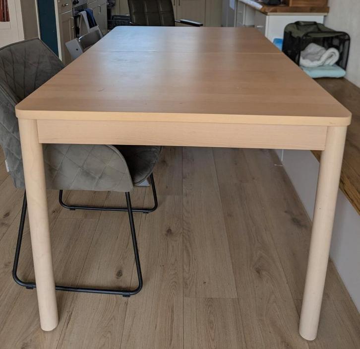 Ikea uitschuifbare eettafel RÖNNINGE, Huis en Inrichting, Tafels | Eettafels, Gebruikt, 50 tot 100 cm, 200 cm of meer, Vijf personen of meer