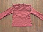 Mooi roze longsleeve met ruches - Percival maat 104/110, Meisje, Ophalen of Verzenden, Zo goed als nieuw, Shirt of Longsleeve