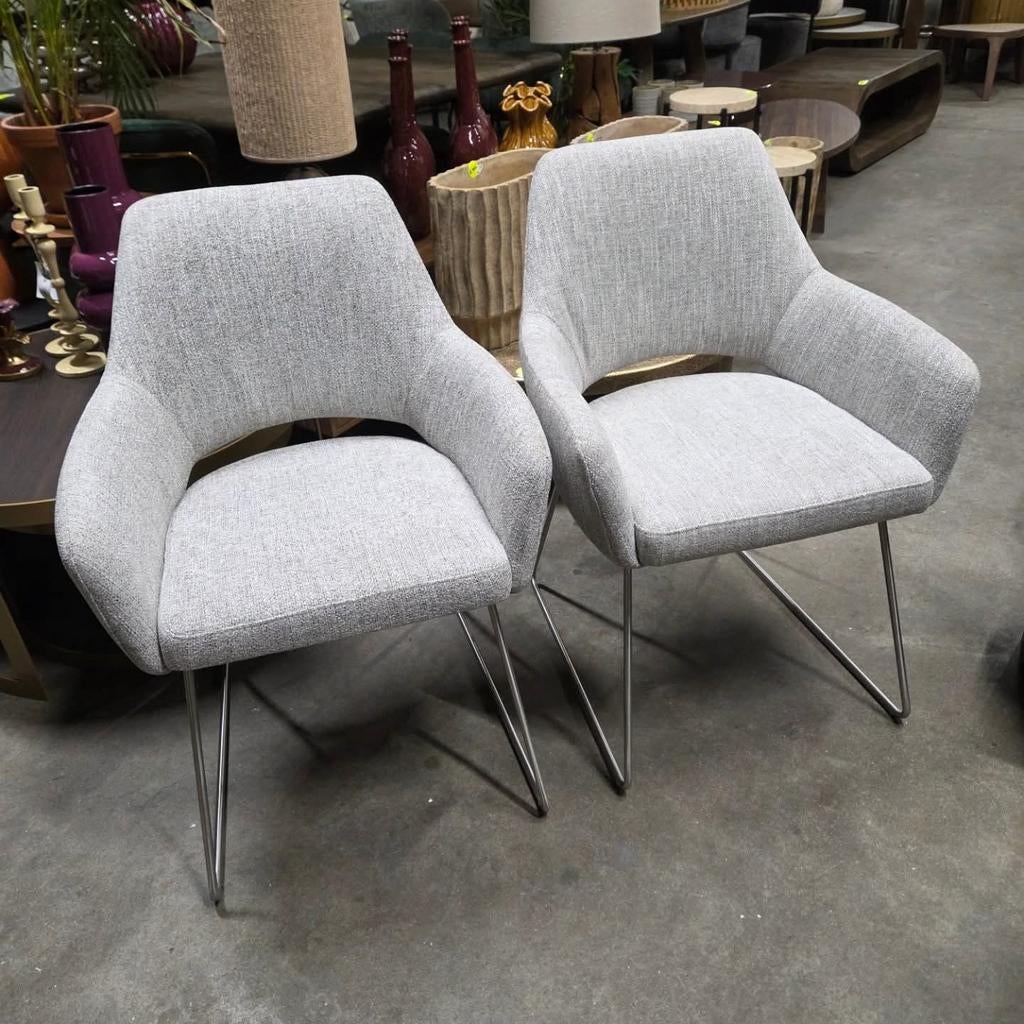 2 x Eetkamerstoel Yanai Pigeon Slide Steel van Jesper Home, Ophalen, ., Nieuw, Metaal