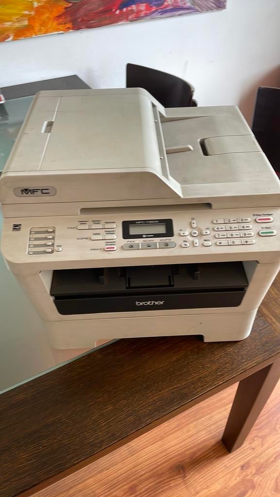 Printer scanner kopieerapparaat Brother MFC7360N, Computers en Software, Printers, Ophalen, Gebruikt, Printer, Zwart-en-wit printen