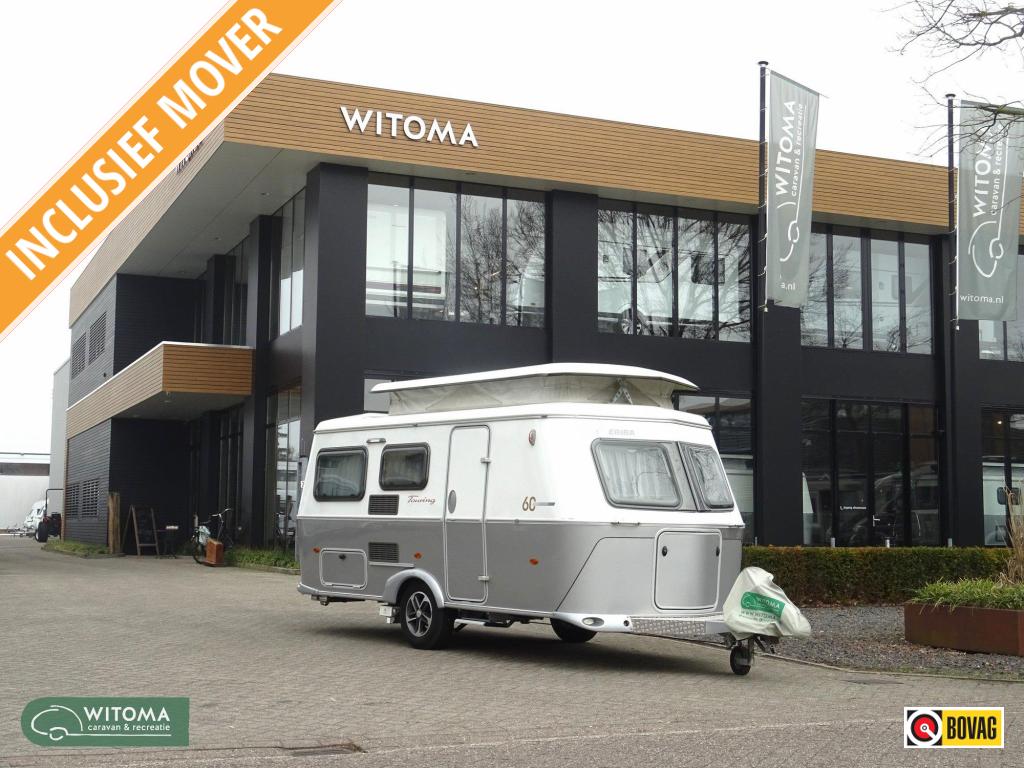 Eriba Touring - 60 Edition 530 Unico luifel + voorwand, Standaardzit, Schokbreker, Bedrijf, 4 tot 5 meter