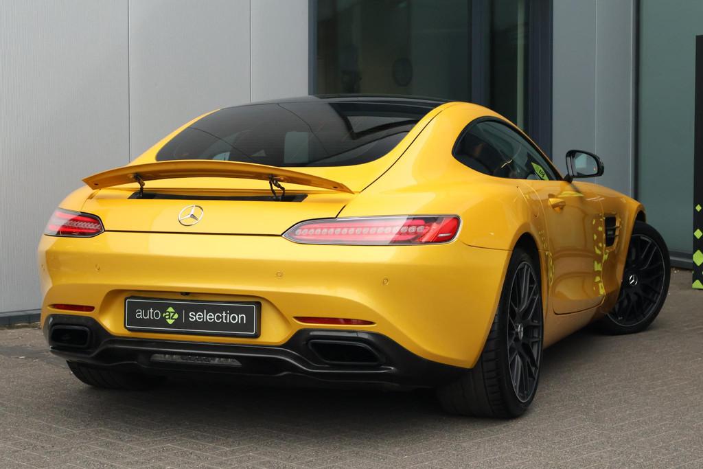 Mercedes-Benz AMG GT 4.0 S / Burmester / Solarbeam Yellow, Auto's, Mercedes-Benz, Automaat, Achterwielaandrijving, Gebruikt, Bedrijf