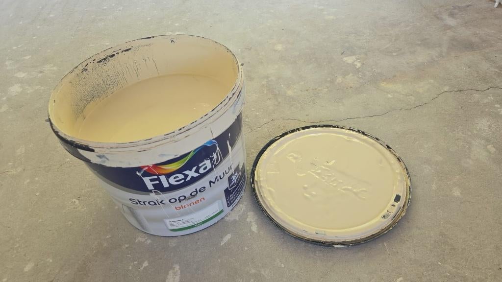 Flexa vanille cream 10 L, Ophalen, Wit