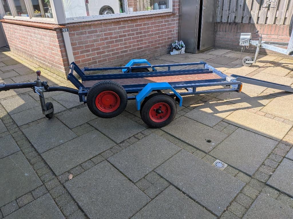 motoraanhanger / bromfietsaanhanger, Auto diversen, Aanhangers en Bagagewagens, Ophalen, Gebruikt