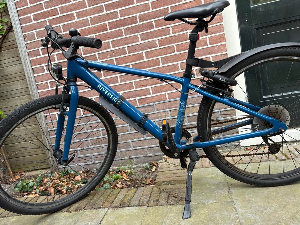 B'Twin Riverside 900 jongensfiets 26 inch (8-12 jaar), Ophalen, Gebruikt, 26 inch of meer, Handrem