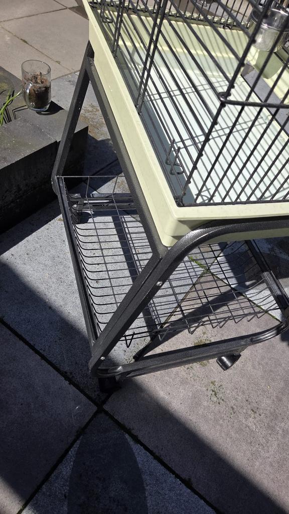 Nette grote vogelkooi, Ophalen, Gebruikt, Metaal, Vogelkooi