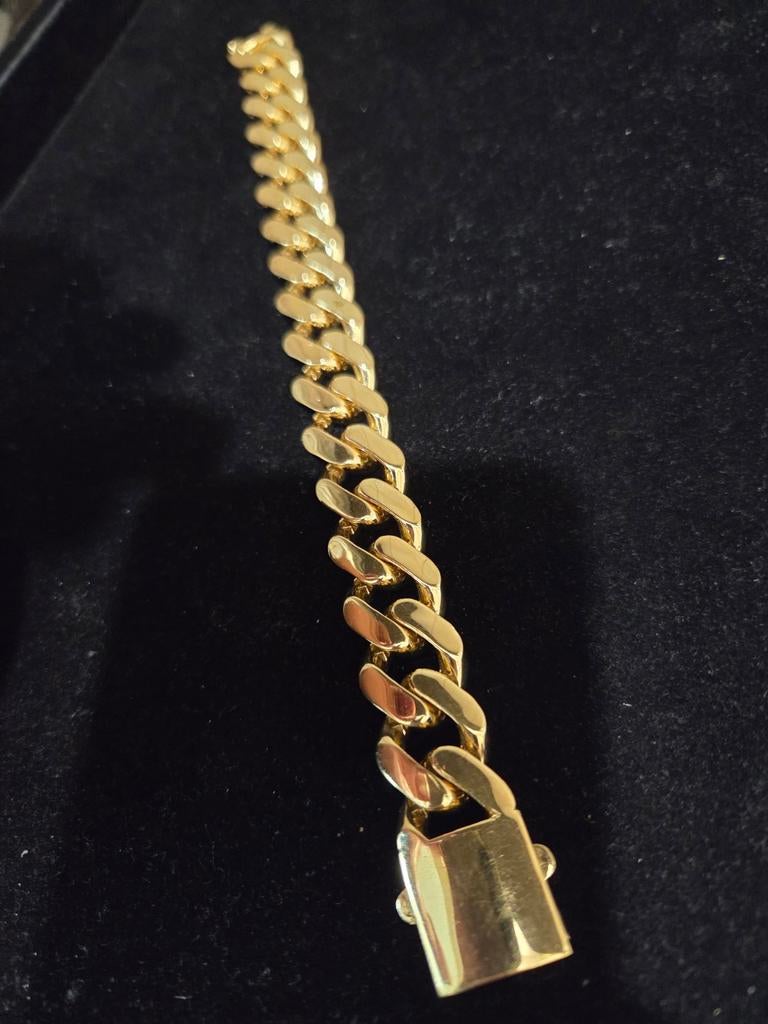 14 k gouden cuban armband 39,7 gram, Ophalen of Verzenden, Nieuw, Goud, Goud