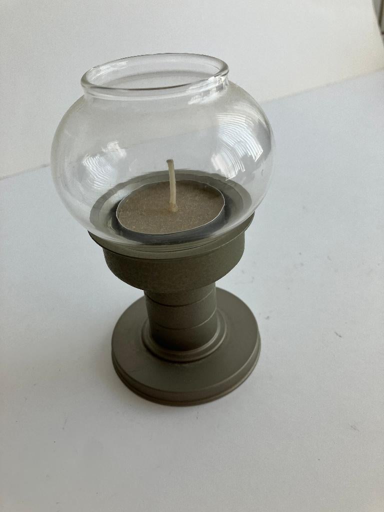 Messing waxinelichthouder Föhl, Huis en Inrichting, Woonaccessoires | Kandelaars en Kaarsen, Ophalen of Verzenden, Overige materialen