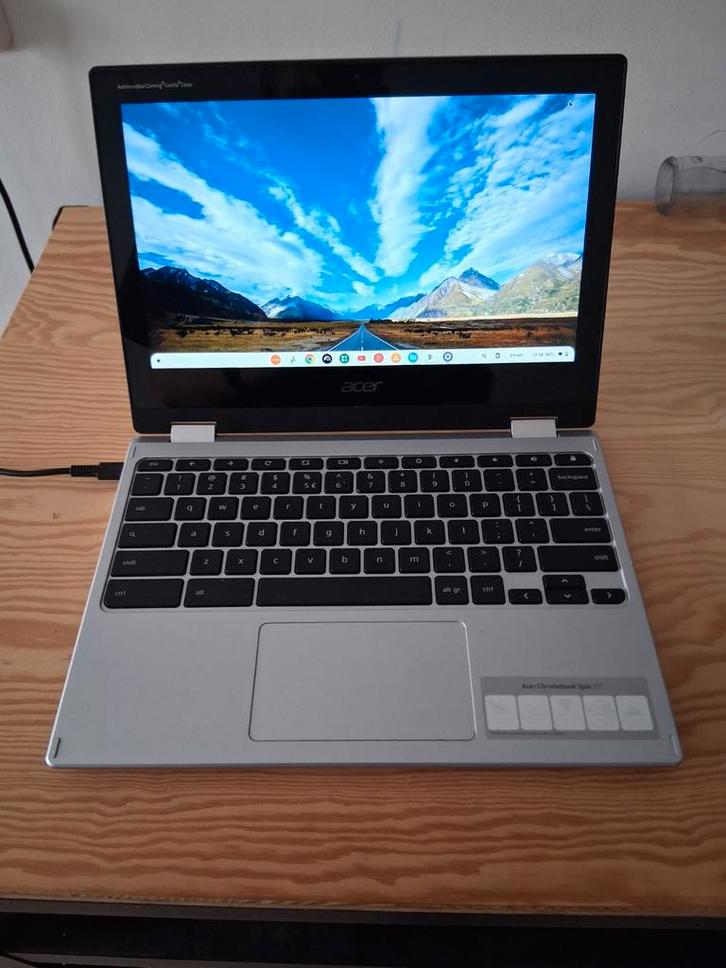 Acer Chromebook Spin 311 CP311-3H-K7 - 11.6 inch Touchscreen, Computers en Software, Chromebooks, Gebruikt, 11 inch, 4 GB of minder