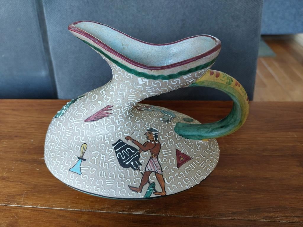 Vintage kruikje Volpi Deruta, Ophalen of Verzenden