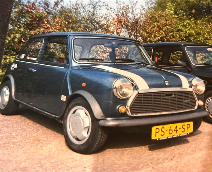 Mini 1000 1.0 E 1986 Blauw - Opknapper goed lezen! Oldtimer, Auto's, Mini, Particulier, Benzine, Hatchback, Handgeschakeld, Origineel Nederlands