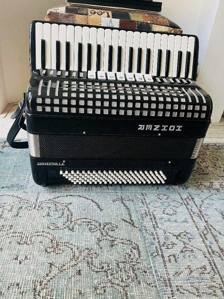 Convertor Hohner, Muziek en Instrumenten, Accordeons, Ophalen, Met koffer, Toetsaccordeon, Zo goed als nieuw