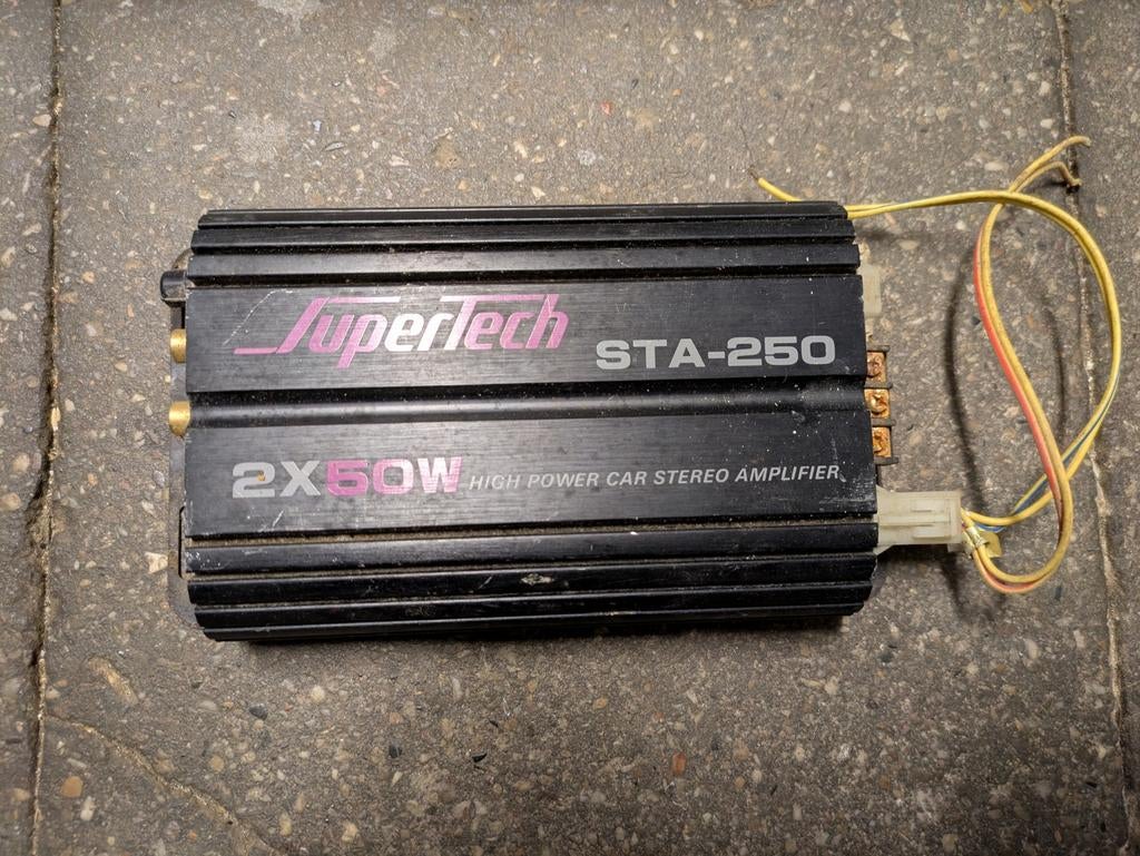 Versterker Audio Versterker Supertech Vintage, Ophalen of Verzenden