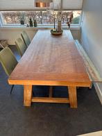 Eetkamer tafel, stoelen en eetkamerbank, Ophalen of Verzenden, Gebruikt