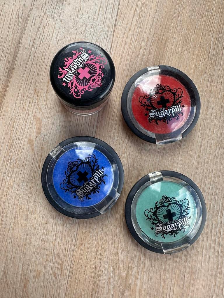 Sugarpill Cosmetics Oogschaduw (4 stuks) - Vegan, Gebruikt, Ophalen of Verzenden, Make-up, Overige kleuren