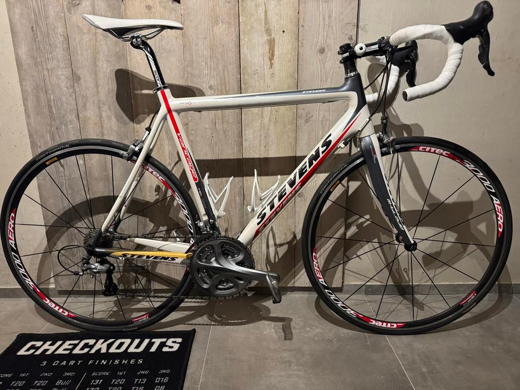 Stevens Racefiets met Shimano Ultegra nieuwstaat!, Fietsen en Brommers, 28 inch, Carbon, Zo goed als nieuw, 57 tot 61 cm