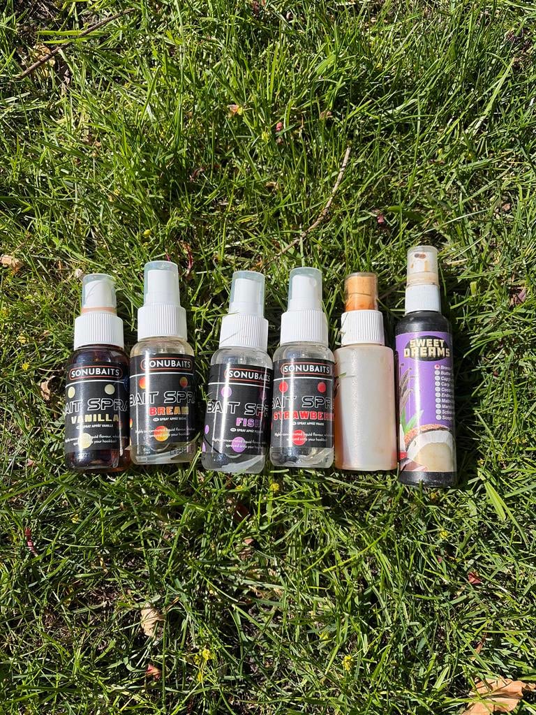 Witvissen Bait Sprays: Sonubaits, Scopes & Sweet Dreams, Ophalen, Gebruikt, Overige typen