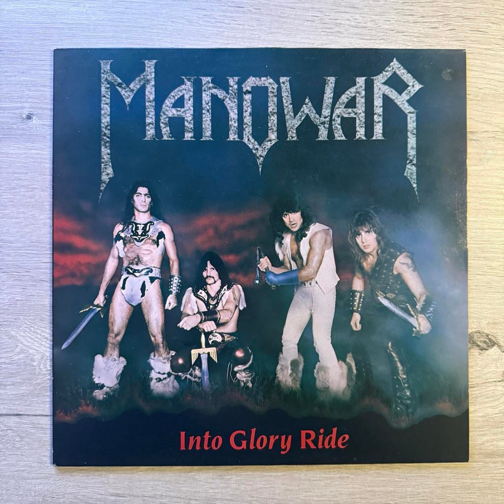 Manowar - Into Glory Ride LP (1983), Cd's en Dvd's, Vinyl | Hardrock en Metal, Ophalen of Verzenden, Gebruikt
