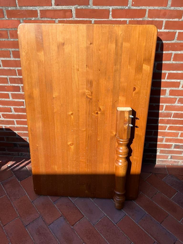 Grenen eettafel, Ophalen