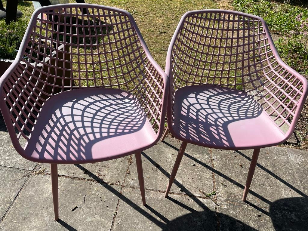 Kwantum tuinstoel Webbing, Tuin en Terras, Ophalen, Zo goed als nieuw, Kunststof