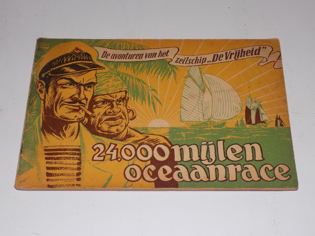 Kapitein Rob - 05_O_24.000 mijlen oceaanrace, Eén stripboek, Ophalen of Verzenden, Gelezen, Pieter Kuhn