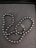 Hematiet ketting, Ophalen of Verzenden, Zo goed als nieuw, Zwart, Steen of Mineraal