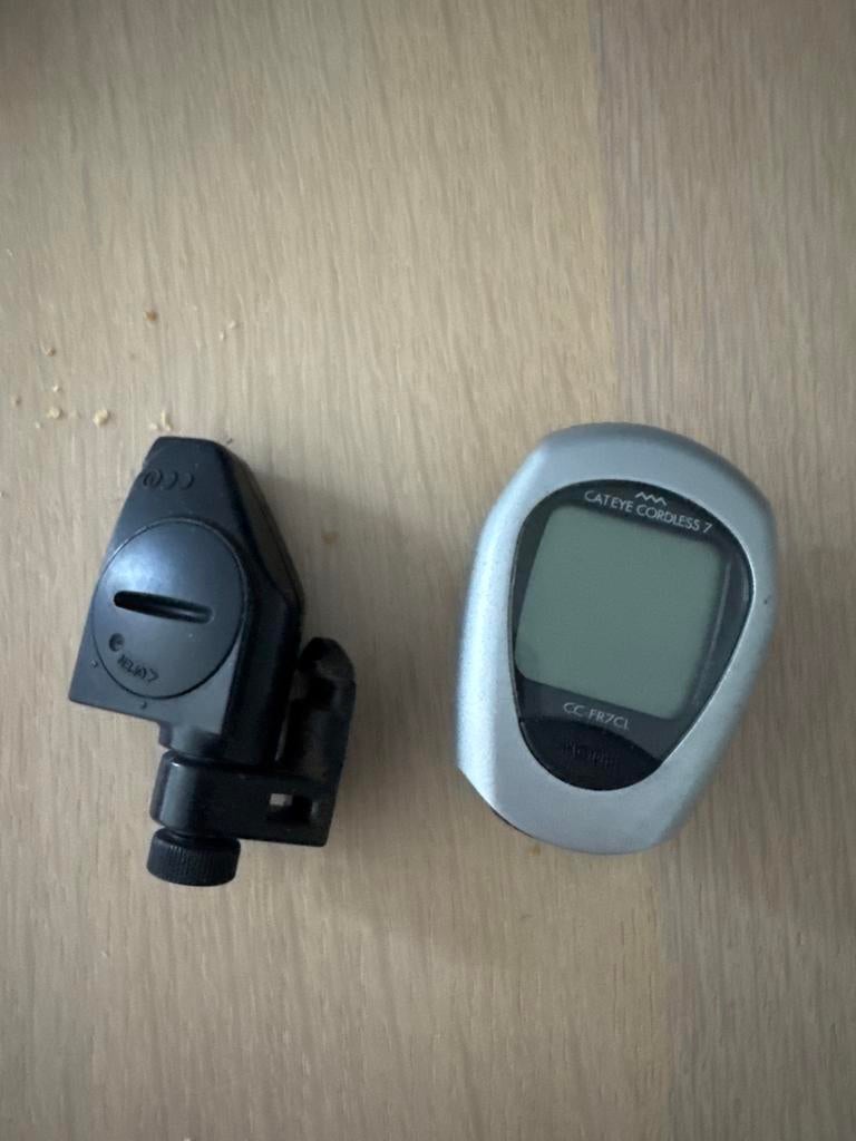 Cateye Cordless 7 Fietscomputer, Ophalen of Verzenden, Draadloos, Gebruikt