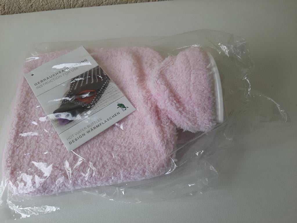 Kruik met zachte badstof hoes, Huis en Inrichting, Ophalen, Overige materialen, Overige kleuren, Nieuw