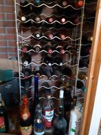 Wijnrek voor 25+ flessen - Metaal, Huis en Inrichting, Ophalen, Gebruikt, 25 flessen of meer, Metaal