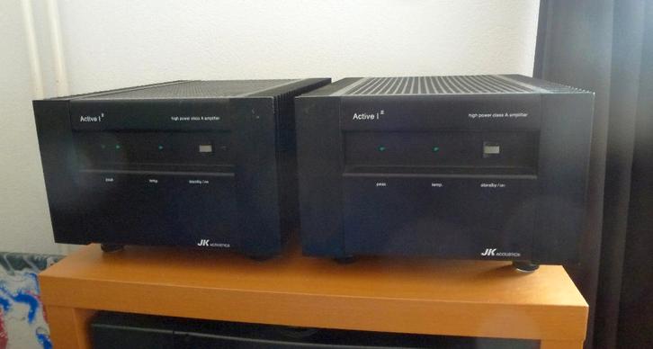 JK Acoustics Active 1 v2 versterkers, Audio, Tv en Foto, Versterkers en Receivers, Gebruikt, Overige systemen, 120 watt of meer