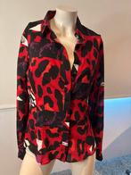 Versace jeans blouse met mooie print maat it 40., Ophalen of Verzenden, Zo goed als nieuw, Maat 36 (S), Rood
