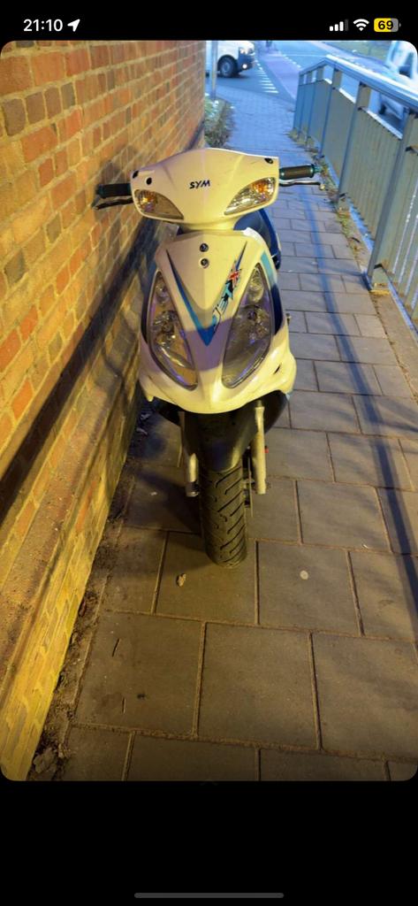 Sym Yet X 50cc, Ophalen, Overige modellen, Maximaal 45 km/u, Zo goed als nieuw