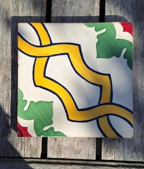 Tegeltje siertegeltje onderzetter aardewerk gratis, Tuin en Terras, Ophalen, Beton, Klinkers